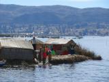 Rákosový ostrov na jezeře Titicaca